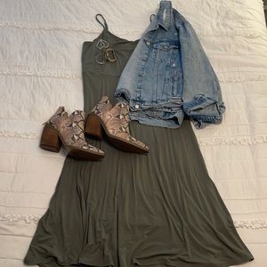 Loft Fit & Flare Dress | Size 14